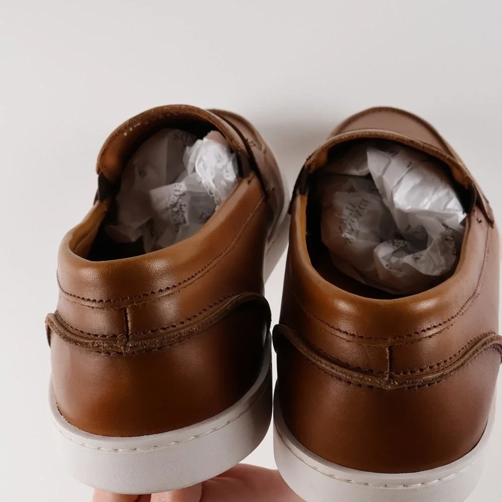 Allen Edmonds Randolph Loafer Sneaker Tan Leather 11.5 D